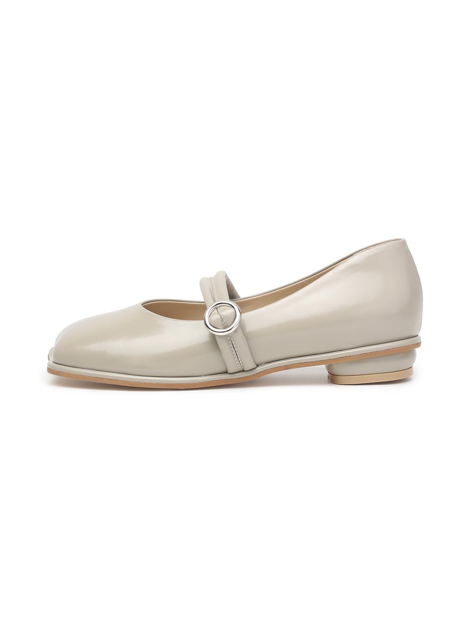UDIRE Premium Leather Two-Strap Mary Jane Shoes [Sand] (UFA3PJ04SD)