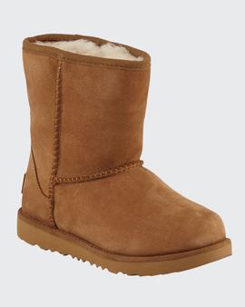 UGG Classic Short II Suede Boots, Kids