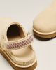 UGG Goldenstar braid Back Strap Platform Clogs - 3