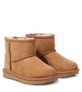 UGG Kids UGG Kids Classic Mini II shearling-lined suede boots