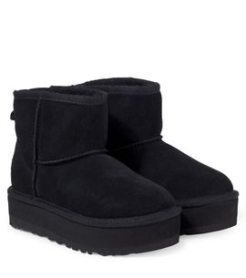 UGG Kids UGG Kids Classic Mini suede snow boots