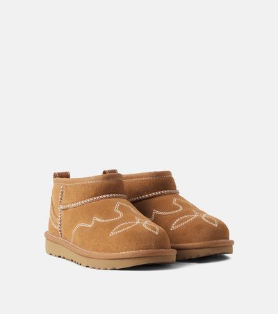 UGG Kids UGG Kids Classic Ultra Mini Western suede boots