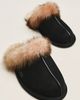 UGG Schuffette Nubuck Fur-Trim Slippers - 2