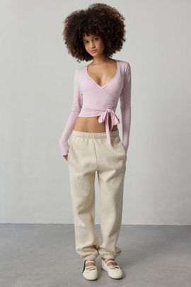 UGG UGG Classic Jogger Sweatpant in Sand Heather, Women's at Urban Outfitters