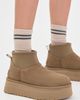 UGG UGG Classic Mini Dipper Boots with Legwarmers Light Bronze - 5