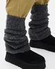 UGG UGG Classic Mini Dipper Legwarmer Suede Boots Black - 3
