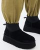 UGG UGG Classic Mini Dipper Legwarmer Suede Boots Black - 4