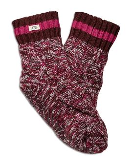 Ugg Ugg Deedee Fleece Lined Quarter Ii Socks