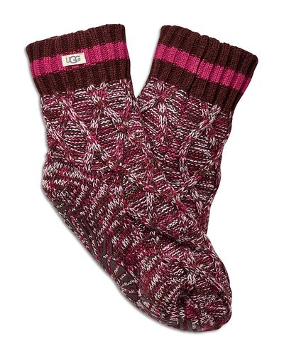 Ugg Ugg Deedee Fleece Lined Quarter Ii Socks