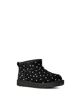 Ugg Ugg Girls Classic Ultra Mini Shiny Dots Suede Boots
