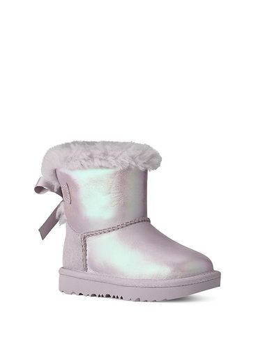 Ugg Ugg Girls' Mini Bailey Bow Ii Suede Boots Toddler
