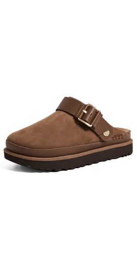 UGG UGG Goldenstar Villa Clogs Dark Chestnut