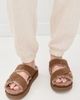 UGG UGG Greenport Cross Strap Slides Chestnut - 3