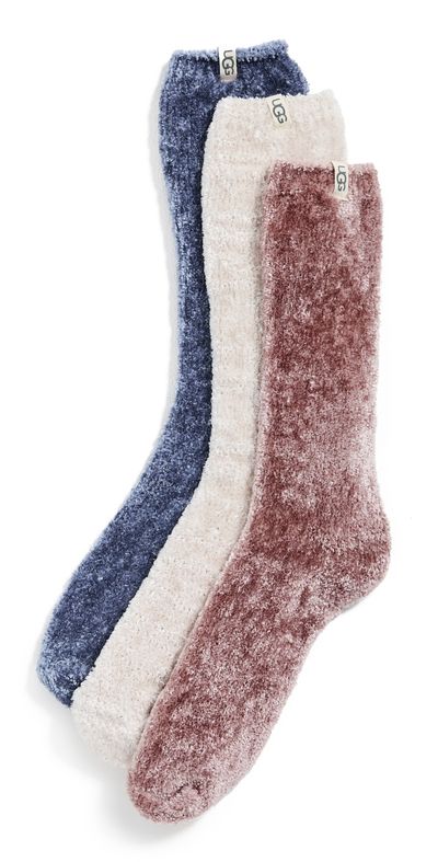 UGG UGG Leda Sparkle Socks 3 Pack Cream/Dawn Patrol/Dart One