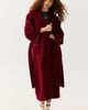 UGG UGG Linet UGGFluff Full Length Robe in Maroon, Women's at Urban Outfitters - 2