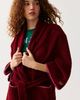 UGG UGG Linet UGGFluff Full Length Robe in Maroon, Women's at Urban Outfitters - 3