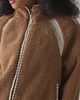 UGG UGG Nikia Crochet UGGfluff Zip-Up Jacket in Black, Women's at Urban Outfitters - 2
