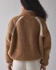 UGG UGG Nikia Crochet UGGfluff Zip-Up Jacket in Black, Women's at Urban Outfitters - 4