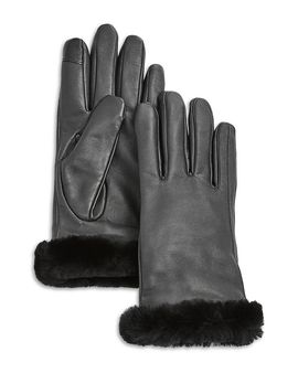Ugg Ugg Shearling Cuff Tech Gloves