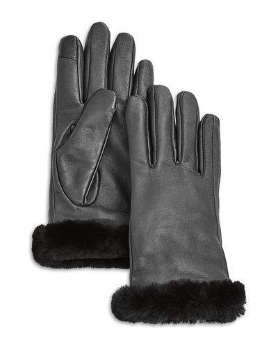 Ugg Ugg Shearling Cuff Tech Gloves