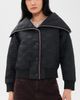 UGG UGG Solein Oversized Collar Jacket Black - 2