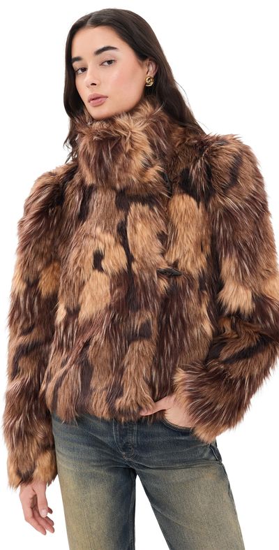 UGG UGG Tesie Toggle Jacket Burnt Cedar Multi