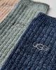 UGG UGG Trey Ribbed Knit Crew Socks 3-Pack in Assorted, Men's at Urban Outfitters - 2