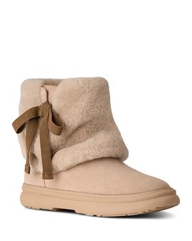 Ugg Ugg Women's Apres City Suede & Sheepskin Ankle Boots