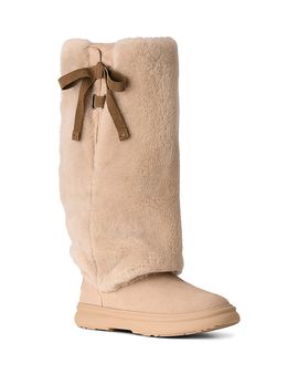 Ugg Ugg Women's Apres City Tall Shearling & Suede Knee High Boots