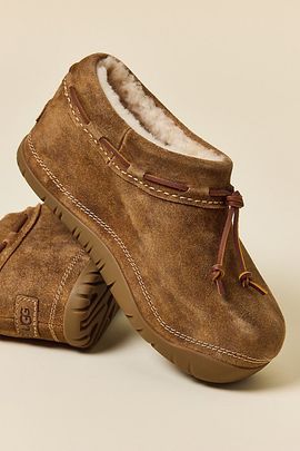 UGG UGG Women's Bucked Suede Clogs in Chestnut, Women's at Urban Outfitters