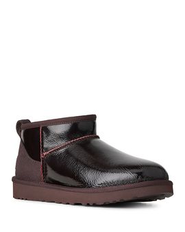 Ugg Ugg Women's Classic Ultra Mini Crinkle Shearling Lined Boots