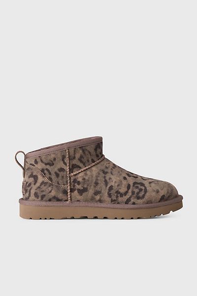 UGG UGG Women's Classic Ultra Mini Spotted Boots in Chestnut, Women's at Urban Outfitters