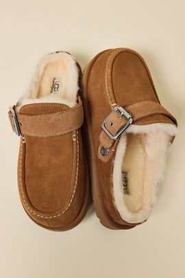 UGG UGG Women's Goldenstar Evelina Clogs in Chestnut, Women's at Urban Outfitters