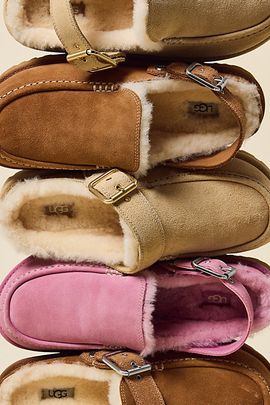 UGG UGG Women's Goldenstar Evelina Clogs in Chestnut, Women's at Urban Outfitters