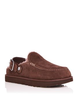 Ugg Ugg Women's Goldenstar Evelina Suede Clog Slippers