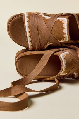 UGG UGG Women's Goldenstar Hi Artistitch Sandal in Chestnut, Women's at Urban Outfitters