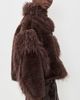 UGG UGG Xyla Faux Fur Jacket Burnt Cedar - 4