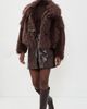 UGG UGG Xyla Faux Fur Jacket Burnt Cedar - 5