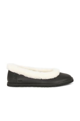 UGG UGG Zora Leather Ballet Flat