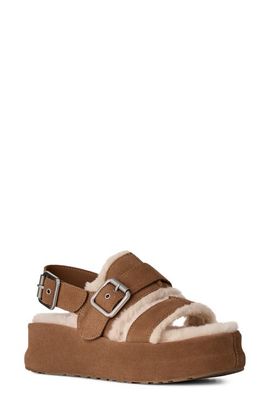 UGG(r) UGG(r) Enwrap Genuine Shearling Lined Slingback Sandal