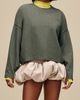 UGG(r) UGG(r) Hayvie Ladder Stitch Drop Shoulder Stretch Cotton Blend Pajama Top - 1