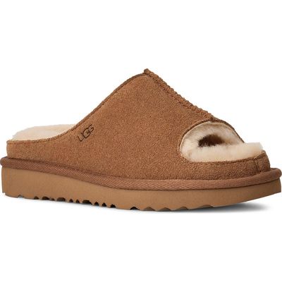 UGG(r) UGG(r) Kids' Greenport Genuine Shearling Lined Slide Sandal
