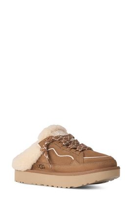 UGG(r) UGG(r) Lowmel Genuine Shearling Lined Lace-Up Mule