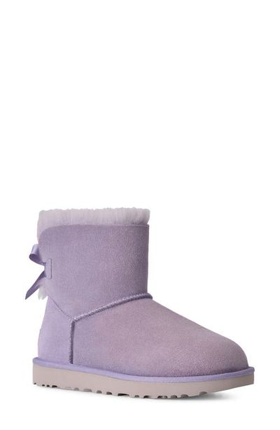 UGG(r) UGG(r) Mini Bailey Bow II Genuine Shearling Bootie