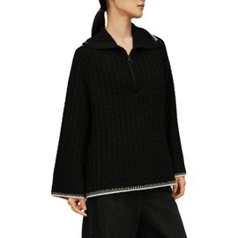UGG(r) UGG(r) Rylynn Quarter Zip Cable Knit Sweater