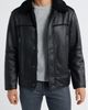UGG(r) UGG(r) Thayden Luxefluff Faux Leather Jacket with Faux Shearling Collar - 1