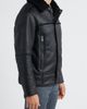 UGG(r) UGG(r) Thayden Luxefluff Faux Leather Jacket with Faux Shearling Collar - 3