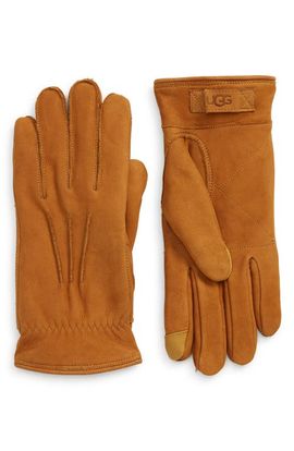 UGG(r) UGG(r) Three-Point Leather Tech Gloves