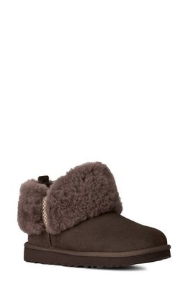 UGG(r) UGG(r) Ultra Mini Braid Genuine Shearling Bootie