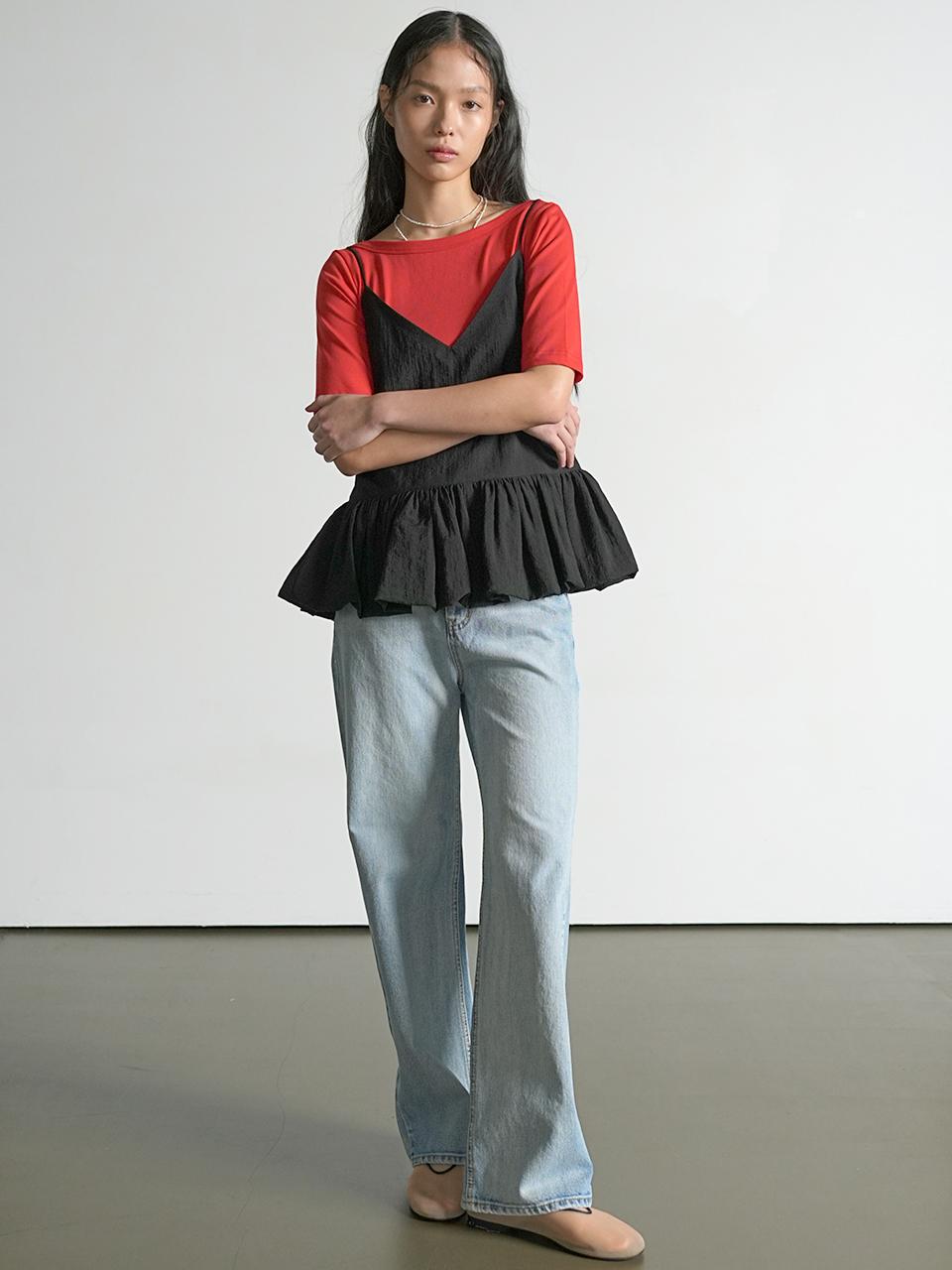 UIJI Balloon Slip Blouse